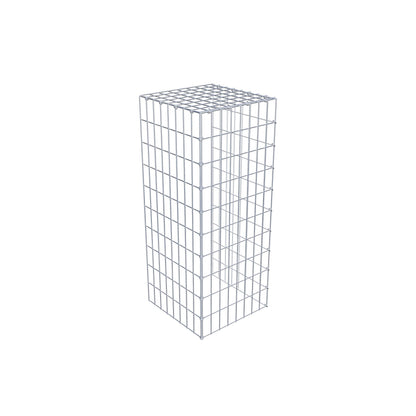 Anbaugabione Typ 4 100 cm x 40 cm x 40 cm (L x H x T), Maschenweite 5 cm x 10 cm, C-Ring