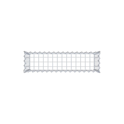 Opvokset gabion type 3 80 cm x 40 cm x 20 cm (L x H x D), maskestørrelse 5 cm x 10 cm, spiral