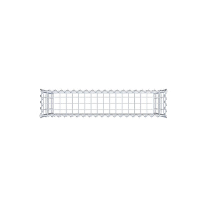 Extra gabion typ 3 100 cm x 70 cm x 20 cm (L x H x D), maskstorlek 5 cm x 10 cm, spiral