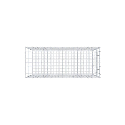 Fourche rapportée type 2 100 cm x 80 cm x 40 cm, mailles 5 cm x 10 cm, anneau en C
