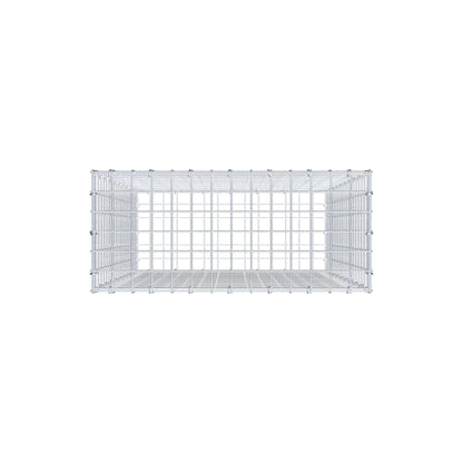 Gabion 100 cm x 70 cm x 30 cm (L x H x P), mailles 5 cm x 5 cm, anneau en C