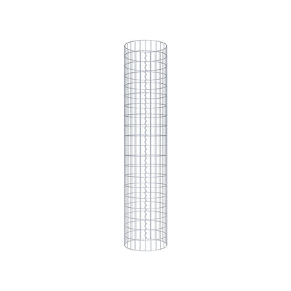 Gabionpelare rund 42 cm diameter, 200 cm höjd, maskstorlek 5 cm x 10 cm