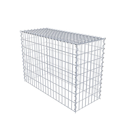 Extra gabion typ 3 100 cm x 70 cm x 40 cm (L x H x D), maskstorlek 5 cm x 10 cm, spiral