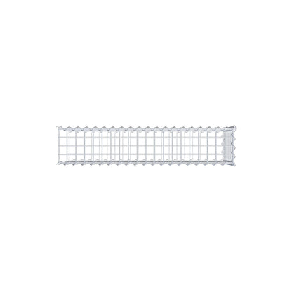 Gavión adulto tipo 2 100 cm x 40 cm x 20 cm (largo x alto x profundidad), tamaño de malla 5 cm x 5 cm, espiral