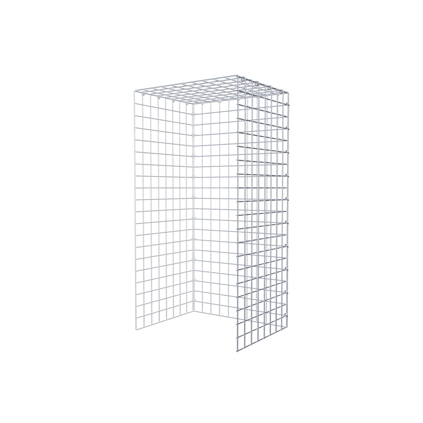 Anbaugabione Typ 4 100 cm x 40 cm x 50 cm (L x H x T), Maschenweite 5 cm x 5 cm, C-Ring