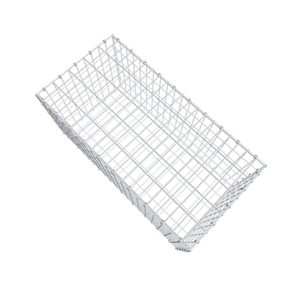 Gabione 100 cm x 50 cm x 50 cm (L x H x T), Maschenweite 5 x 10 cm, Spiralring