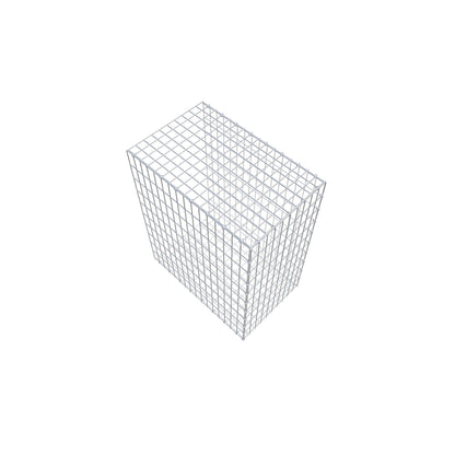 Gabião tipo 2 100 cm x 80 cm x 50 cm, malhagem 5 cm x 10 cm, anel C