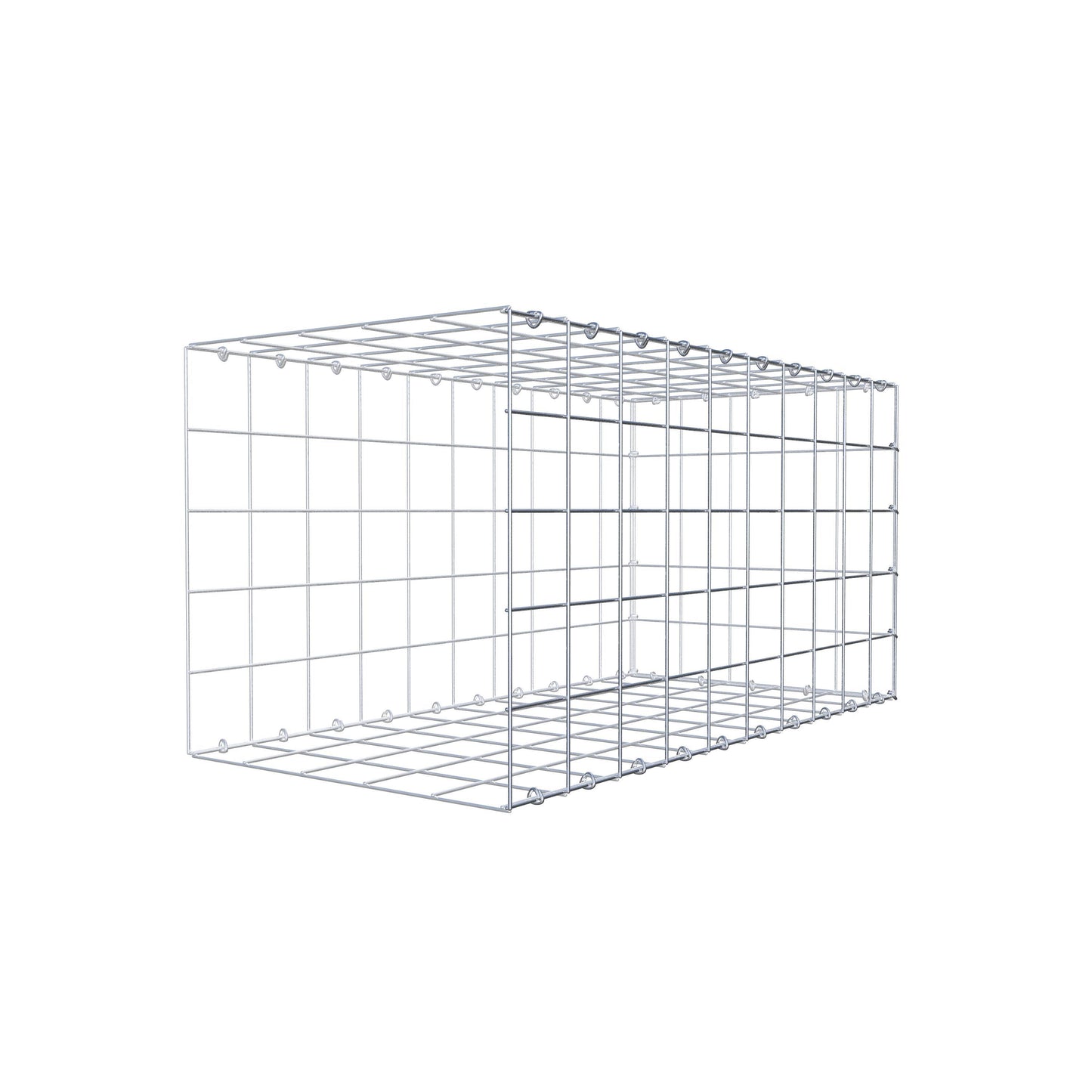 Fourche rapportée type 2 100 cm x 50 cm x 50 cm (L x H x P), mailles 10 cm x 10 cm, anneau C