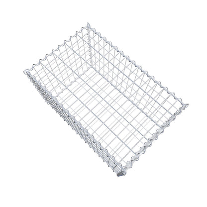 Gabbione 80 cm x 50 cm x 50 cm (L x H x P), maglia 5 cm x 10 cm, spirale