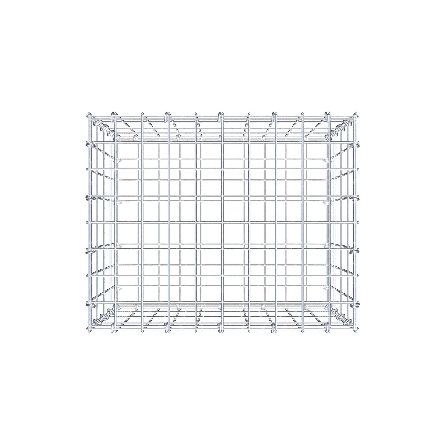 Gabion 50 cm x 40 cm x 40 cm (L x H x D), maskstorlek 5 cm x 10 cm, C-ring