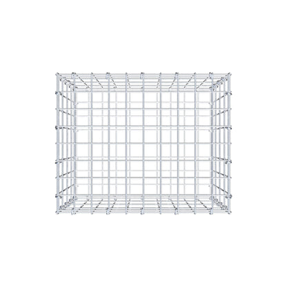 Gabion 50 cm x 40 cm x 40 cm (L x H x D), maskstorlek 5 cm x 10 cm, C-ring