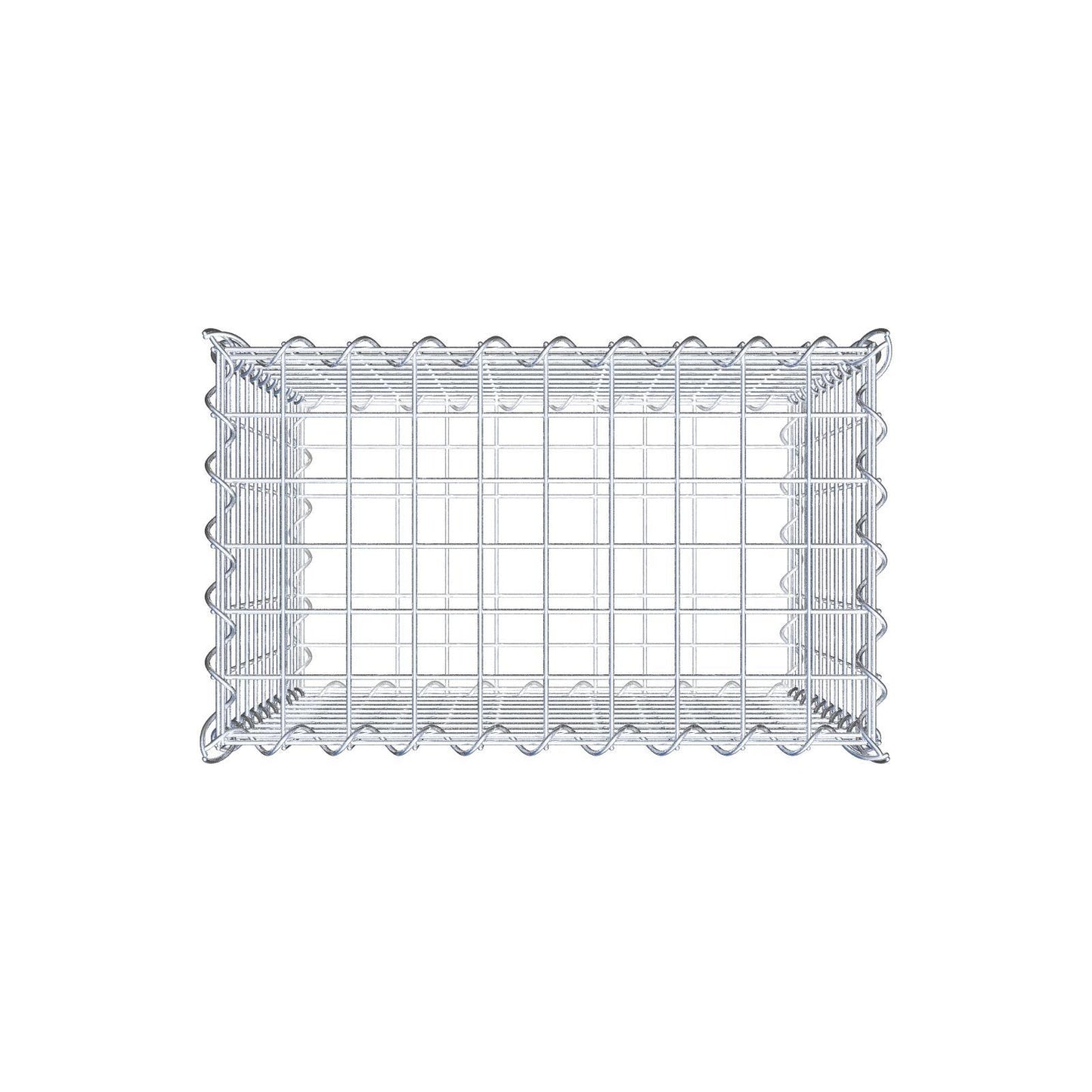 Gabion 50 cm x 50 cm x 30 cm (L x H x P), mailles 5 cm x 5 cm, spirale