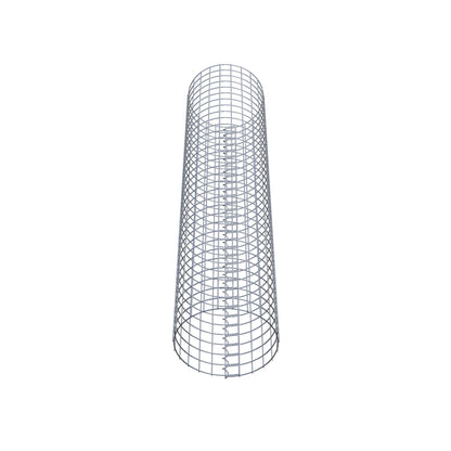 Gabionpelare rund 37 cm diameter, 160 cm höjd, maskstorlek 5 cm x 5 cm