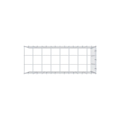 Anbaugabione Typ 4 80 cm x 40 cm x 30 cm (L x H x T), Maschenweite 10 cm x 10 cm, C-Ring