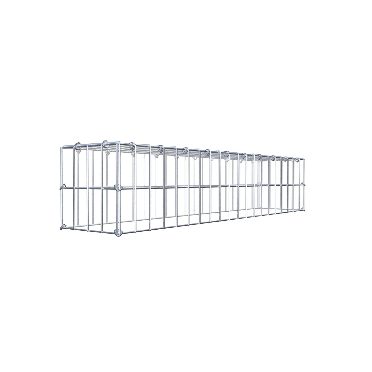 Fourche rapportée type 3 100 cm x 20 cm x 20 cm (L x H x P), mailles 5 cm x 10 cm, anneau C