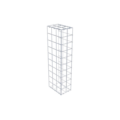 Monteret gabion type 2 100 cm x 30 cm x 20 cm (L x H x D), maskestørrelse 10 cm x 10 cm, C-ring