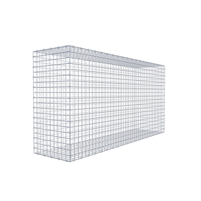 Gabião 200 cm x 100 cm x 50 cm (C x A x P), malhagem 5 cm x 5 cm, anel C