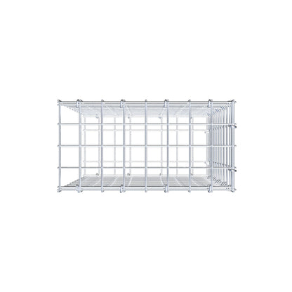 Gabião tipo 2 50 cm x 40 cm x 20 cm (C x A x P), malhagem 5 cm x 5 cm, anel C