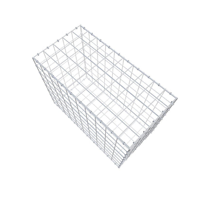 Gabion 100 cm x 80 cm x 50 cm (L x H x P), mailles 10 x 10 cm, anneau en spirale