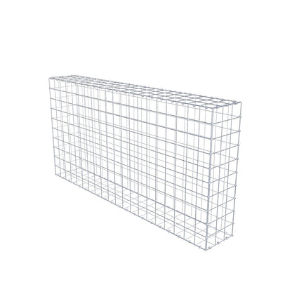 Gabião 200 cm x 100 cm x 30 cm (C x A x P), malhagem 10 x 10 cm, anel espiral