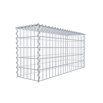 Gabbione aggiuntivo tipo 3 100 cm x 50 cm x 30 cm (L x A x P), maglia 5 cm x 10 cm, spirale