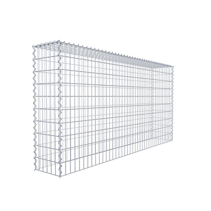 Extra gabion typ 3 200 cm x 100 cm x 30 cm (L x H x D), maskstorlek 5 cm x 10 cm, spiral