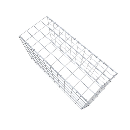 Gavión complementario de tipo 4 100 cm x 60 cm x 40 cm (L x A x P), malla 10 cm x 10 cm, anillo en C