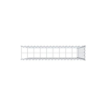 Anbaugabione Typ 4 100 cm x 100 cm x 20 cm (L x H x T), Maschenweite 10 cm x 10 cm, Spirale