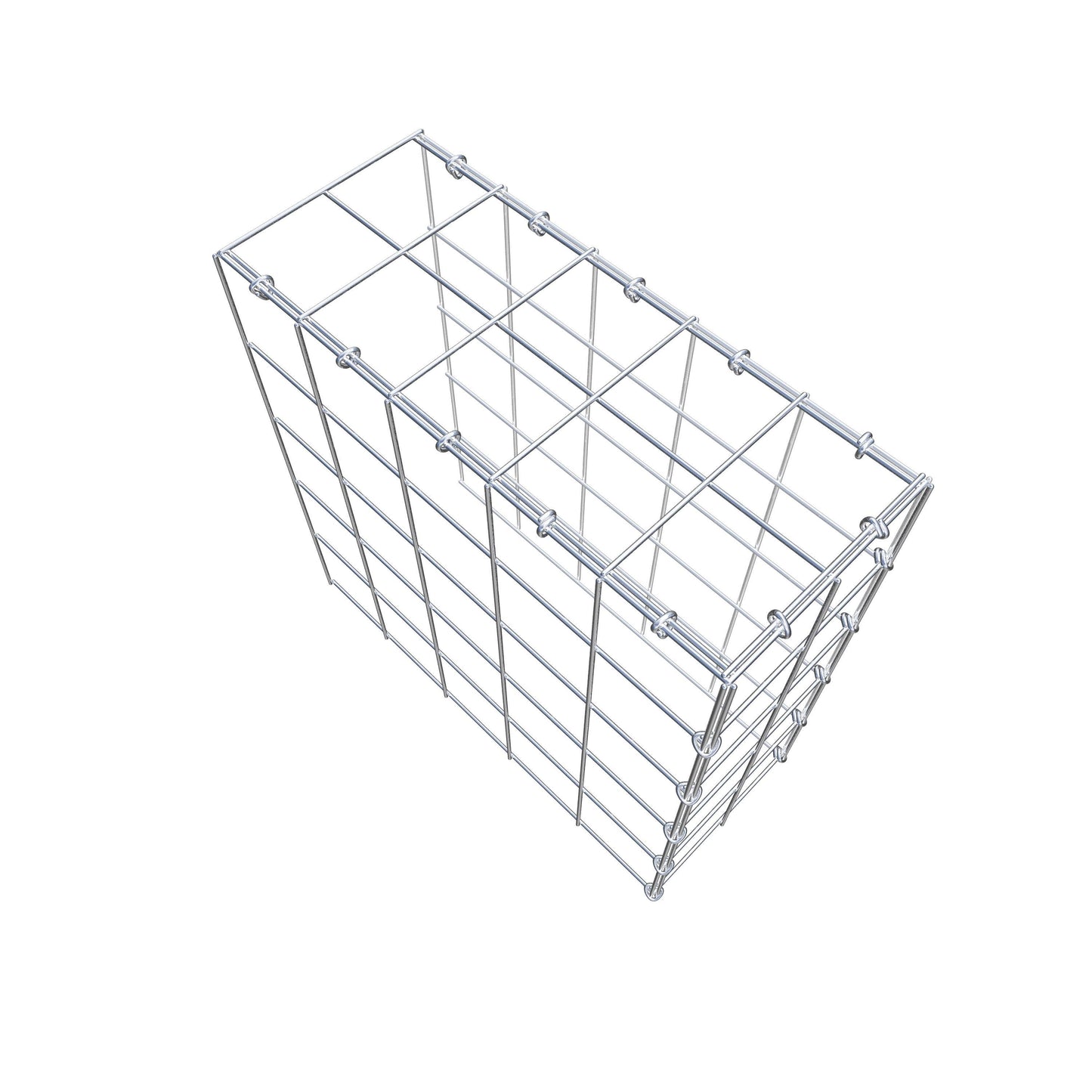Gavión adicional tipo 4 50 cm x 50 cm x 20 cm (L x A x P), malla 10 cm x 10 cm, anillo en C