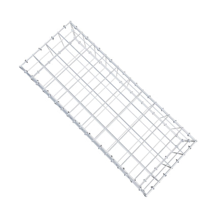 Gabione 100 cm x 20 cm x 40 cm (L x H x T), Maschenweite 10 cm x 10 cm, C-Ring