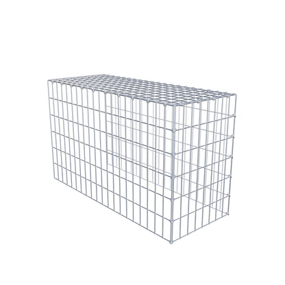 Anbaugabione Typ 4 100 cm x 60 cm x 40 cm (L x H x T), Maschenweite 5 cm x 10 cm, C-Ring