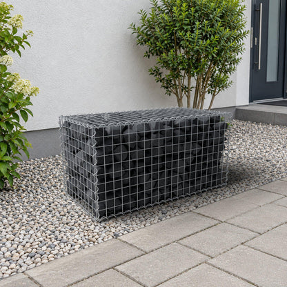 Gabion 100 cm x 50 cm x 50 cm (L x H x D), maskestørrelse 5 cm x 5 cm, spiral