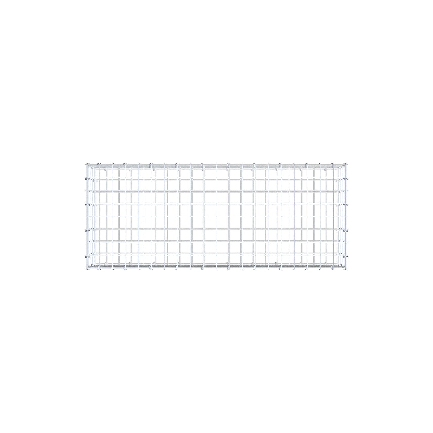 Gabione 100 cm x 20 cm x 40 cm (L x H x T), Maschenweite 5 cm x 5 cm, C-Ring