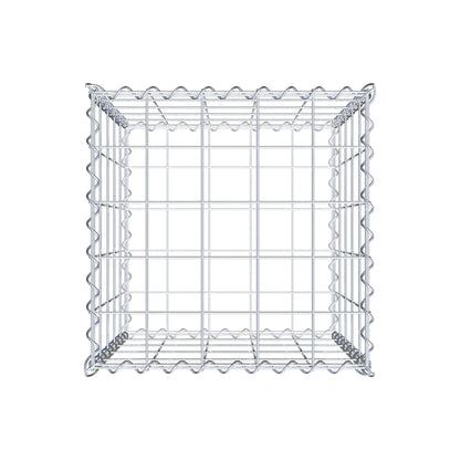 Gabion 50 cm x 50 cm x 50 cm (L x H x D), maskestørrelse 10 cm x 10 cm, spiral