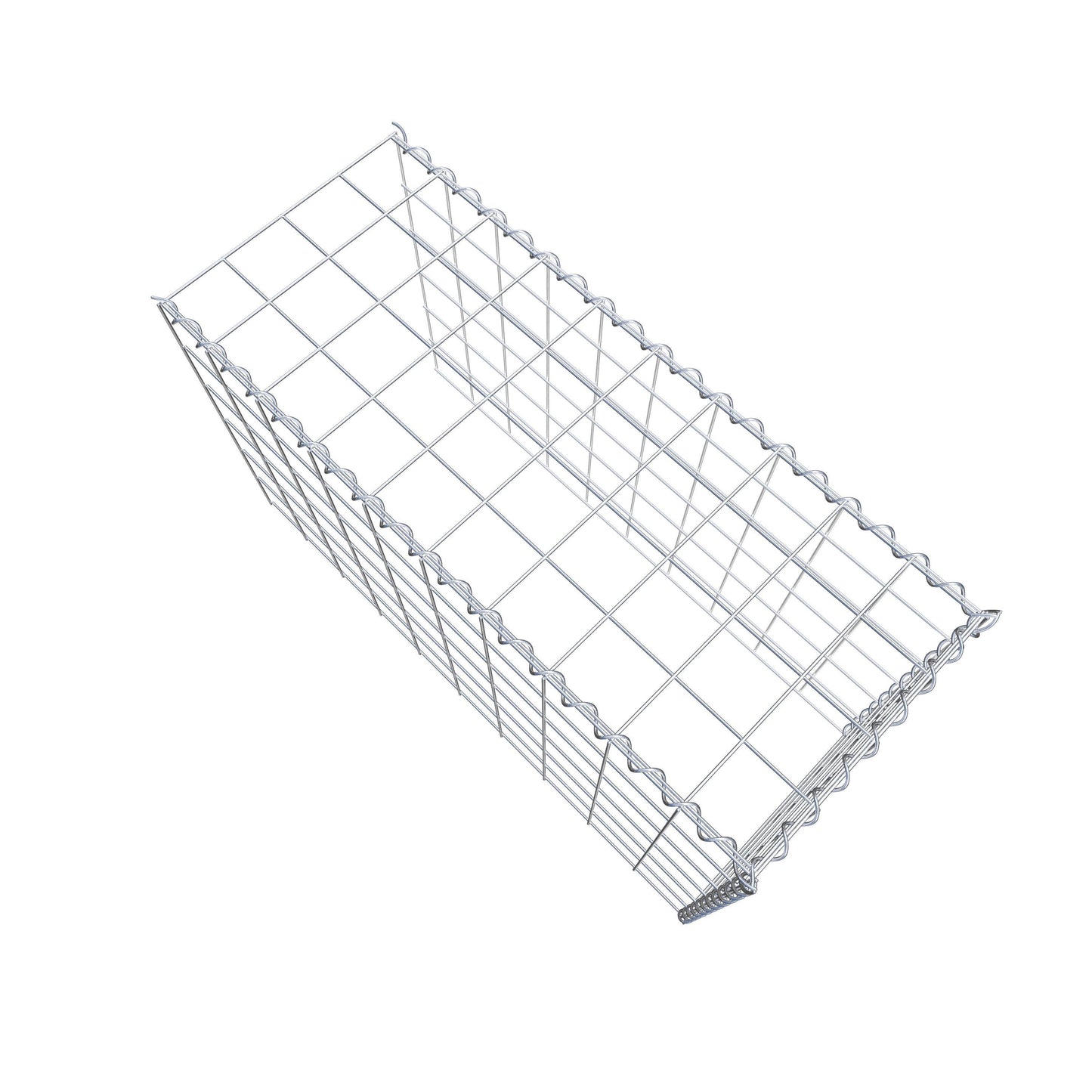 Gavión complementario tipo 4 100 cm x 60 cm x 40 cm (L x A x P), malla 10 cm x 10 cm, espiral