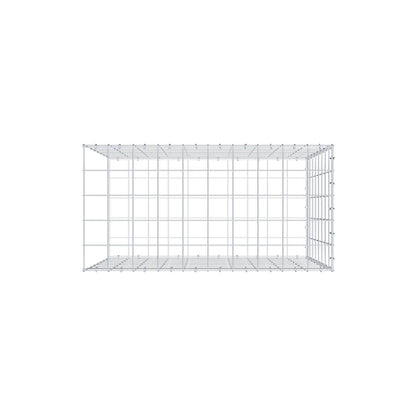 Gavión complementario de tipo 2 100 cm x 80 cm x 50 cm (L x A x P), malla 10 cm x 10 cm, anillo en C