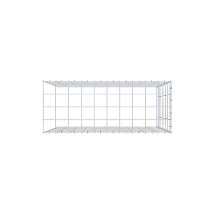 Anbaugabione Typ 4 100 cm x 90 cm x 40 cm (L x H x T), Maschenweite 10 cm x 10 cm, C-Ring