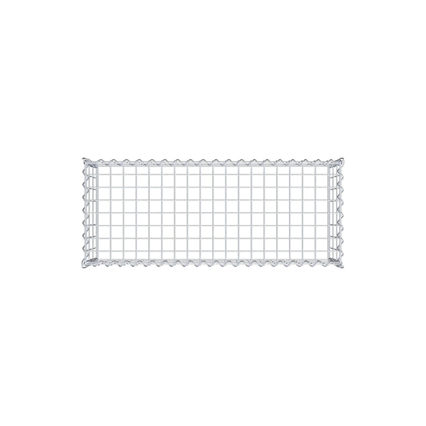 Påväxt gabion typ 3 100 cm x 30 cm x 40 cm (L x H x D), maskstorlek 5 cm x 10 cm, spiral