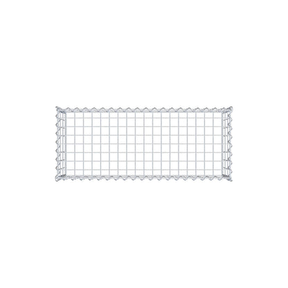 Påväxt gabion typ 3 100 cm x 30 cm x 40 cm (L x H x D), maskstorlek 5 cm x 10 cm, spiral
