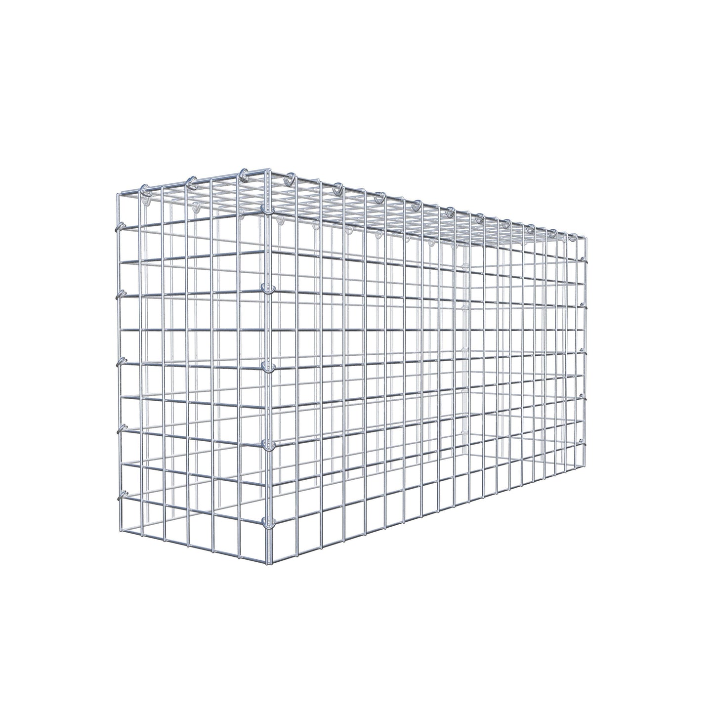 Gabião Tipo 3 100 cm x 50 cm x 30 cm (C x A x P), malhagem 5 cm x 5 cm, anel C