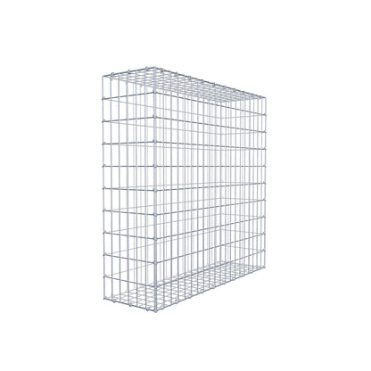 Gabbione 100 cm x 100 cm x 30 cm (L x H x P), maglia 5 cm x 10 cm, anello a C
