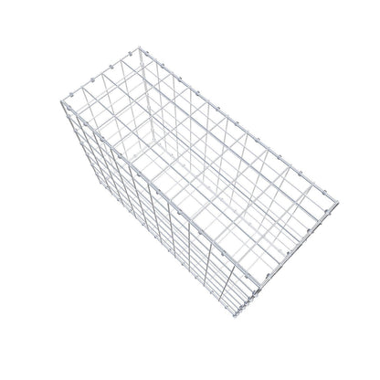 Gabião 100 cm x 70 cm x 40 cm (C x A x P), malhagem 10 x 10 cm, anel espiral