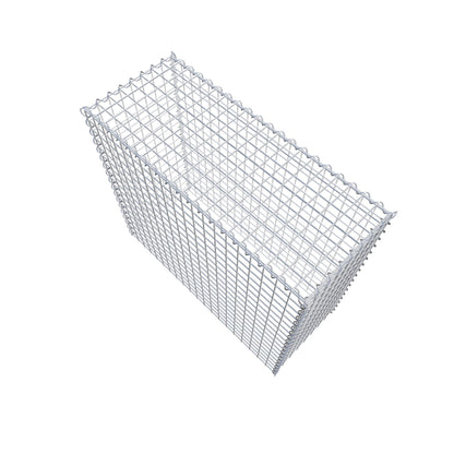 Opvokset gabion type 3 100 cm x 90 cm x 40 cm (L x H x D), maskestørrelse 5 cm x 5 cm, spiral