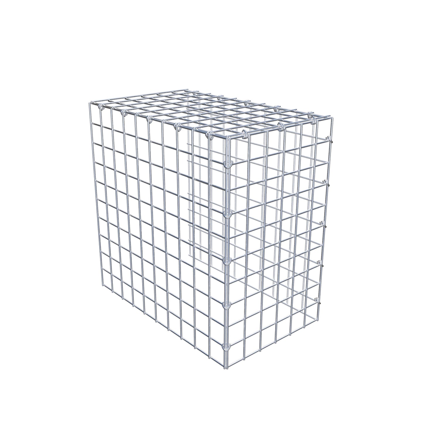 Gavión complementario tipo 4 50 cm x 50 cm x 30 cm (L x A x P), malla 5 cm x 5 cm, anillo en C