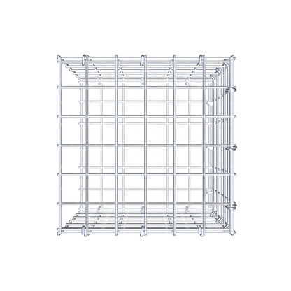 Gavión adicional tipo 2 30 cm x 30 cm x 30 cm (L x A x P), malla 5 cm x 5 cm, anillo en C