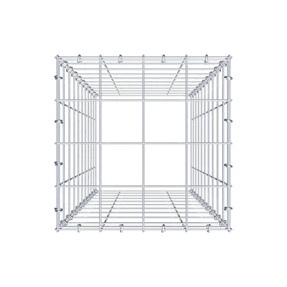 Monteret gabion type 3 100 cm x 40 cm x 40 cm (L x H x D), maskestørrelse 10 cm x 10 cm, C-ring