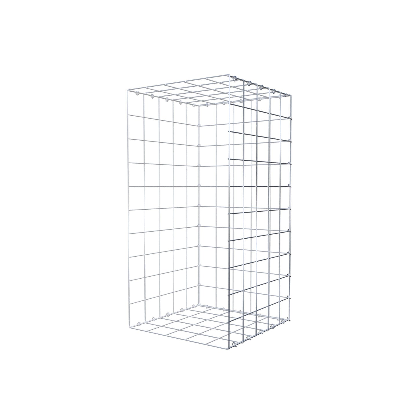 Fourche rapportée type 2 100 cm x 50 cm x 50 cm (L x H x P), mailles 10 cm x 10 cm, anneau C