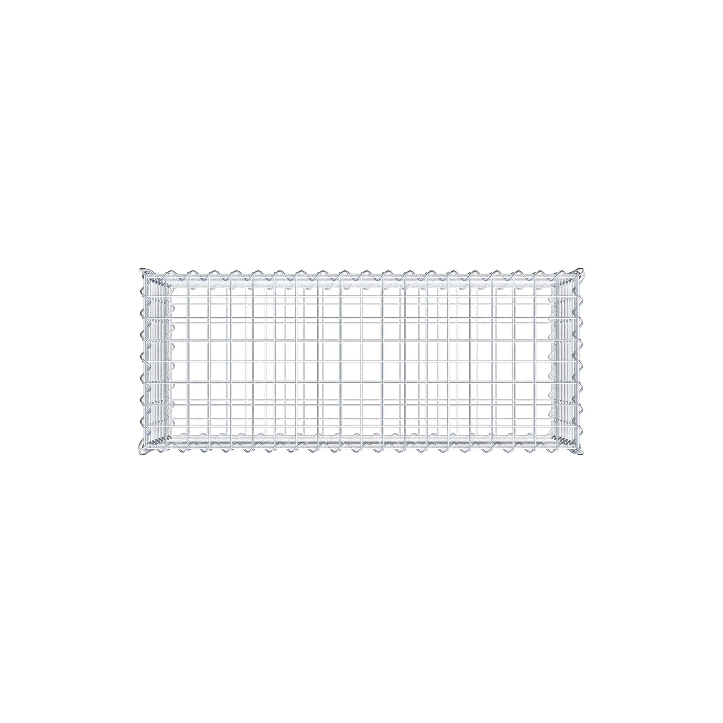 Gabion 100 cm x 40 cm x 40 cm (L x H x D), mesh size 5 cm x 5 cm, spiral