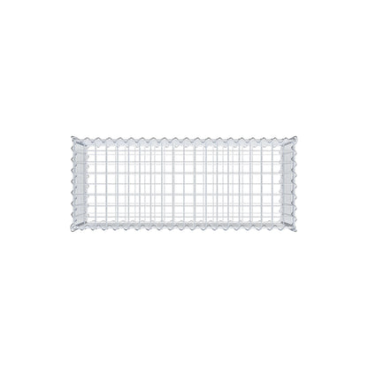 Gabion 100 cm x 40 cm x 40 cm (L x H x D), mesh size 5 cm x 5 cm, spiral