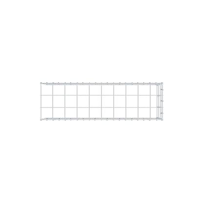 Gabbione aggiuntivo tipo 4 100 cm x 30 cm x 30 cm (L x H x P), maglia 10 cm x 10 cm, anello a C